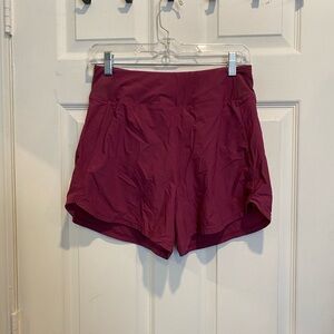 Women's Nike berry High Waist Running Shorts